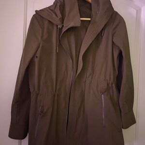 Banana Republic Olive Trench Coat